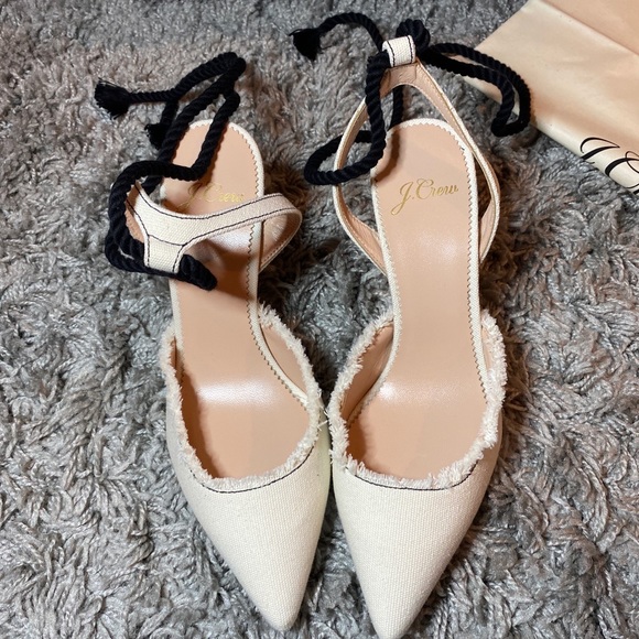 ❌SOLD❌NIB J.Crew Elsie Rope Heels Size 6 - Picture 3 of 6
